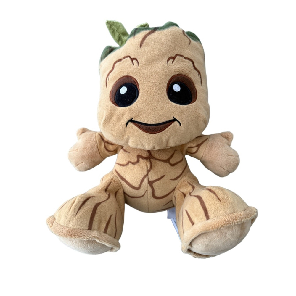 Disney Parks Marvel Guardians of Galaxy Groot Big Feet Super soft Plush